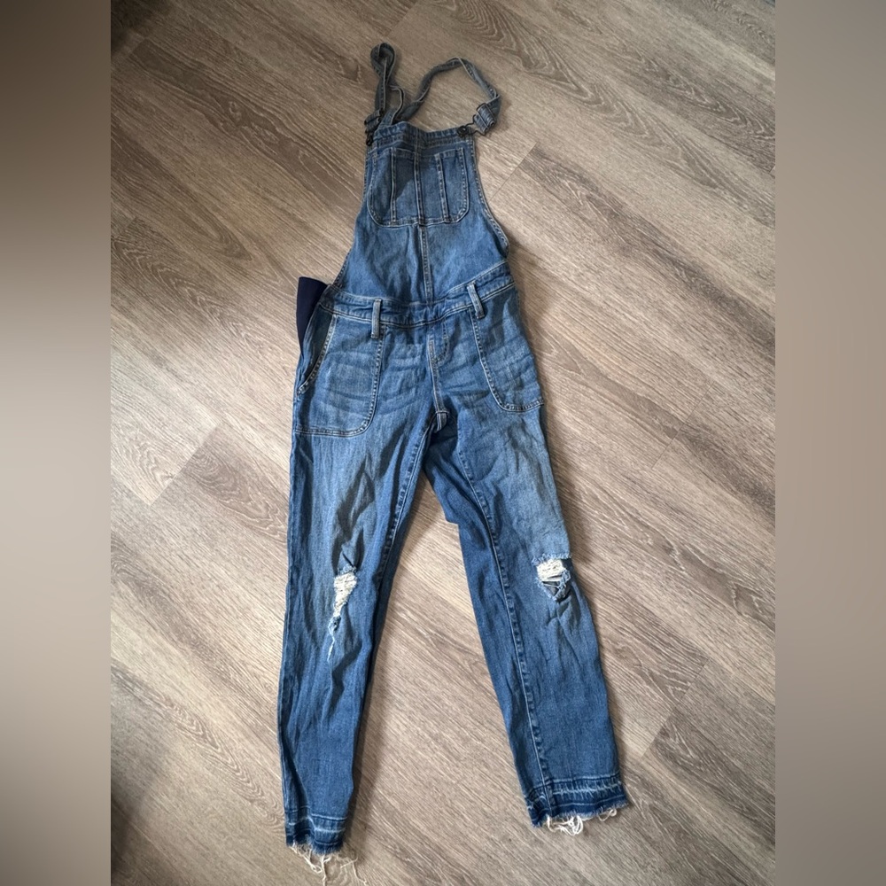 Indigo Blue Maternity Overalls